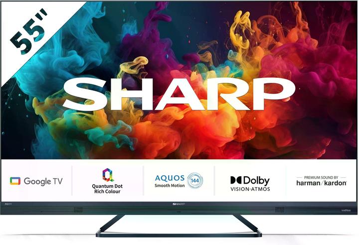 Actual product image Sharp 55FQ5EG (55", QLED, 4K, 2023)