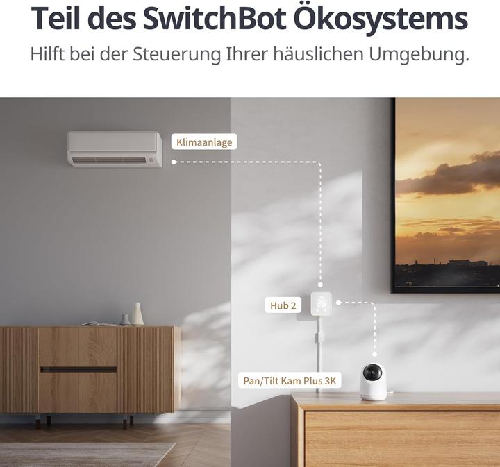 Immagine prodotto SwitchBot Sicherheitskamera 5MP mit 360° Bewegungsverfolgung