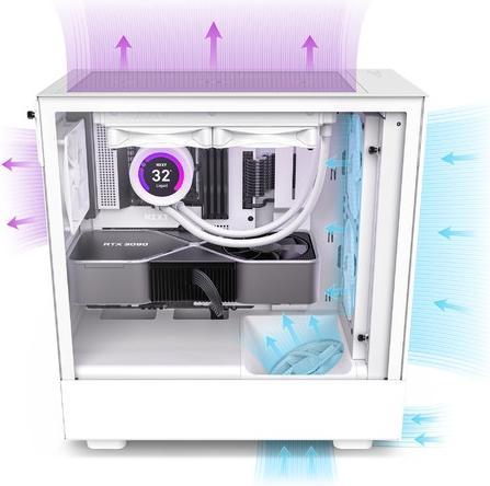 Produktbild NZXT H5 Flow (mATX, Mini-ITX, ATX, E-ATX)