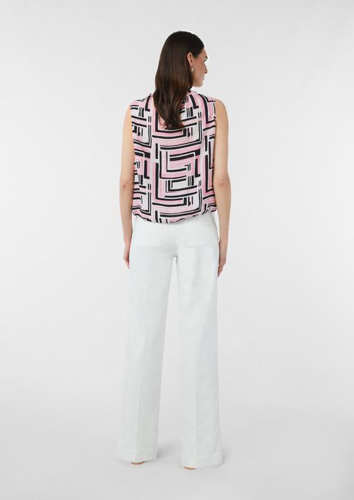 Immagine prodotto Comma Bluse Ärmellose Bluse mit Tunnelzug am Saum (36)