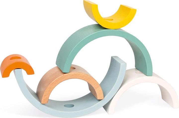 Actual product image Janod Pull-along turtle rainbow