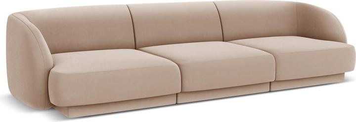 Actual product image Micadoni Velvet Sofa, "Miley", 3 Seats, 255x90x70Made in Europe (3-seater)