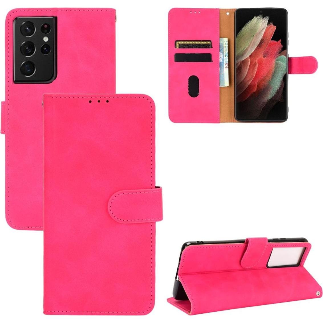 Thumbnail - König Design Hülle Handy Schutz für Samsung Galaxy S21 Ultra Case Cover Tasche Wallet Etui (Samsung Galaxy S21 Ultra), S...