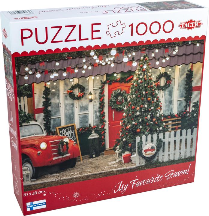 Produktbild Tactic Puzzle Lovers Christmas porch 1000 pcs puzzle (1000 Teile)
