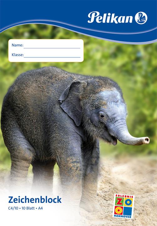 Produktbild Pelikan Zeichenblock (A4, Blanko, Weicher Einband)