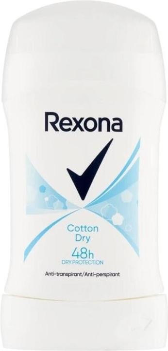 Actual product image Rexona - Solid Antiperspirant Cotton Dry Anti-Perspirant 50 ml (Stick)