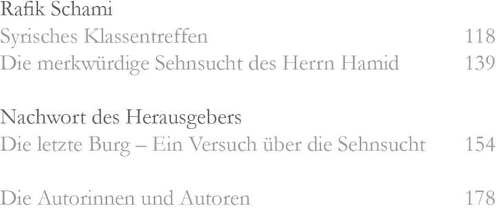 Produktbild Sehnsucht (Deutsch, Franz Hohler, Michael Köhlmeier, Monika Helfer, Nataša Dragnic, Root Leeb, 2018)