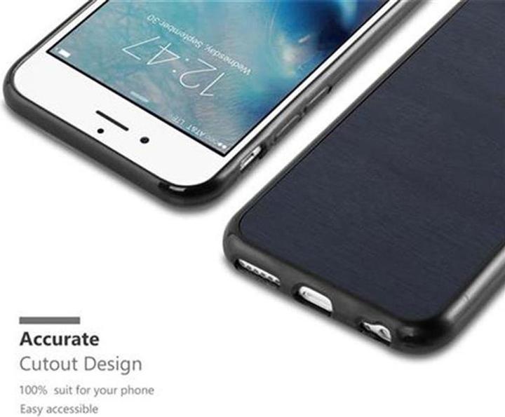 Actual product image Cadorabo TPU Wooden Cover (Apple iPhone 6)