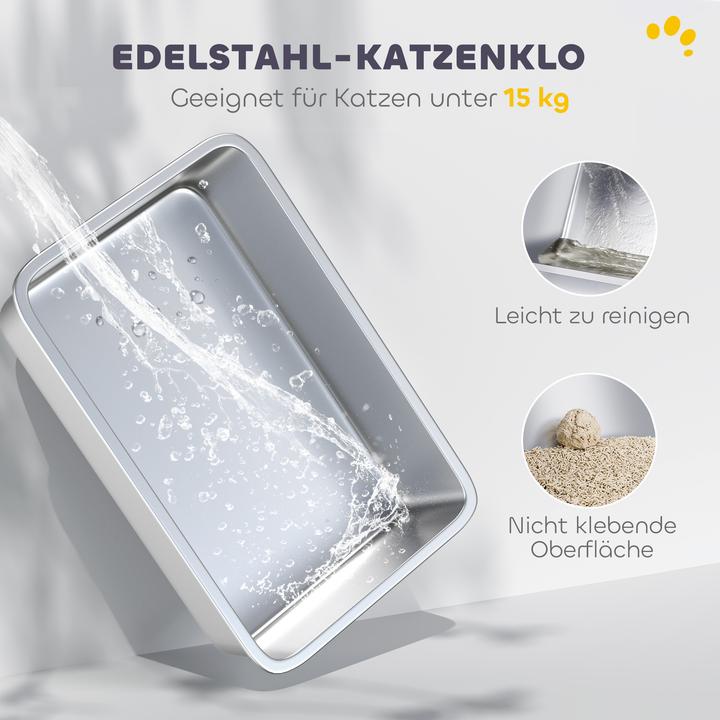 Image du produit PawHut Katzentoilette (Bac à litière fermé)