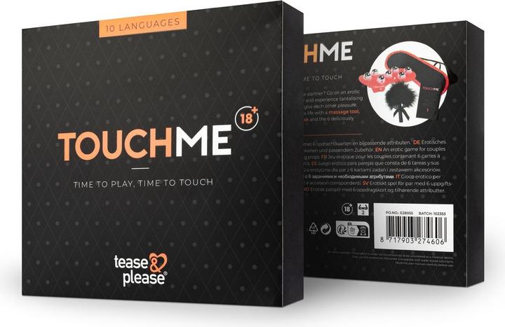 Actual product image tease & please Time to Play, Time to Touch (Game of skill, German, Spanish, French, Norwegian, Polish, Russian, Danish, Swedish, Italian, English)