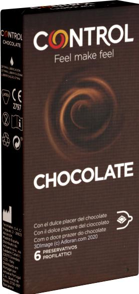 Produktbild Control Chocolate» 6 Passform-Kondome mit Schokoladen-Aroma (6 Stk.)