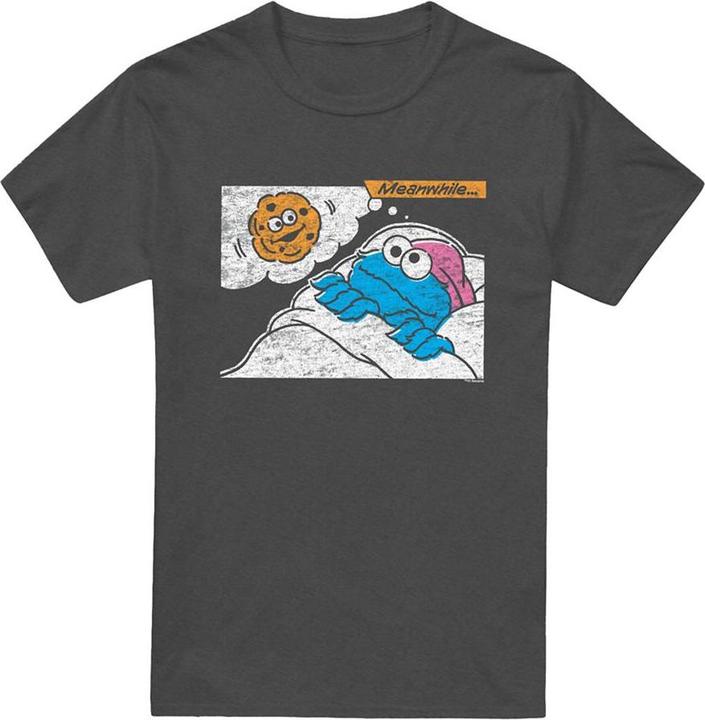 Produktbild Sesame Street Meanwhile TShirt meliert (M)