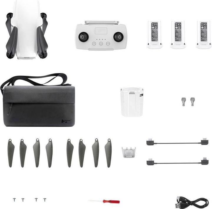 Actual product image Hubsan Zino Mini Pro-2025 Drone (quadrocopter) RTF Luchtfotografie Wit (mat) (28 min, 249 g, 48 Mpx)