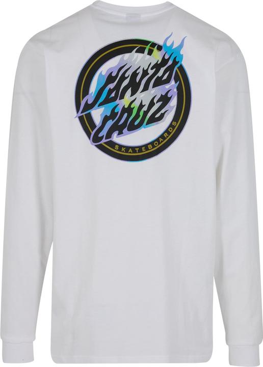 Actual product image Santa Cruz Holo Flamed Dot Longsleeve - 125529 (S)