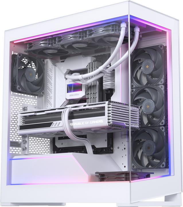 Produktbild Phanteks NV5 Premium DRGB Kit + Power-Hub, 3x für Aussenrahmen, 1x Mainboard Kabel-Cover - weiss (Weiss)