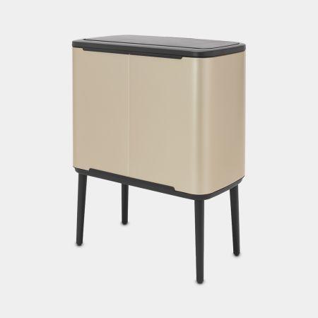 Productafbeelding Brabantia Prullenbak Bo Touch Bin Champagne, 3 x 11 L (33 l)