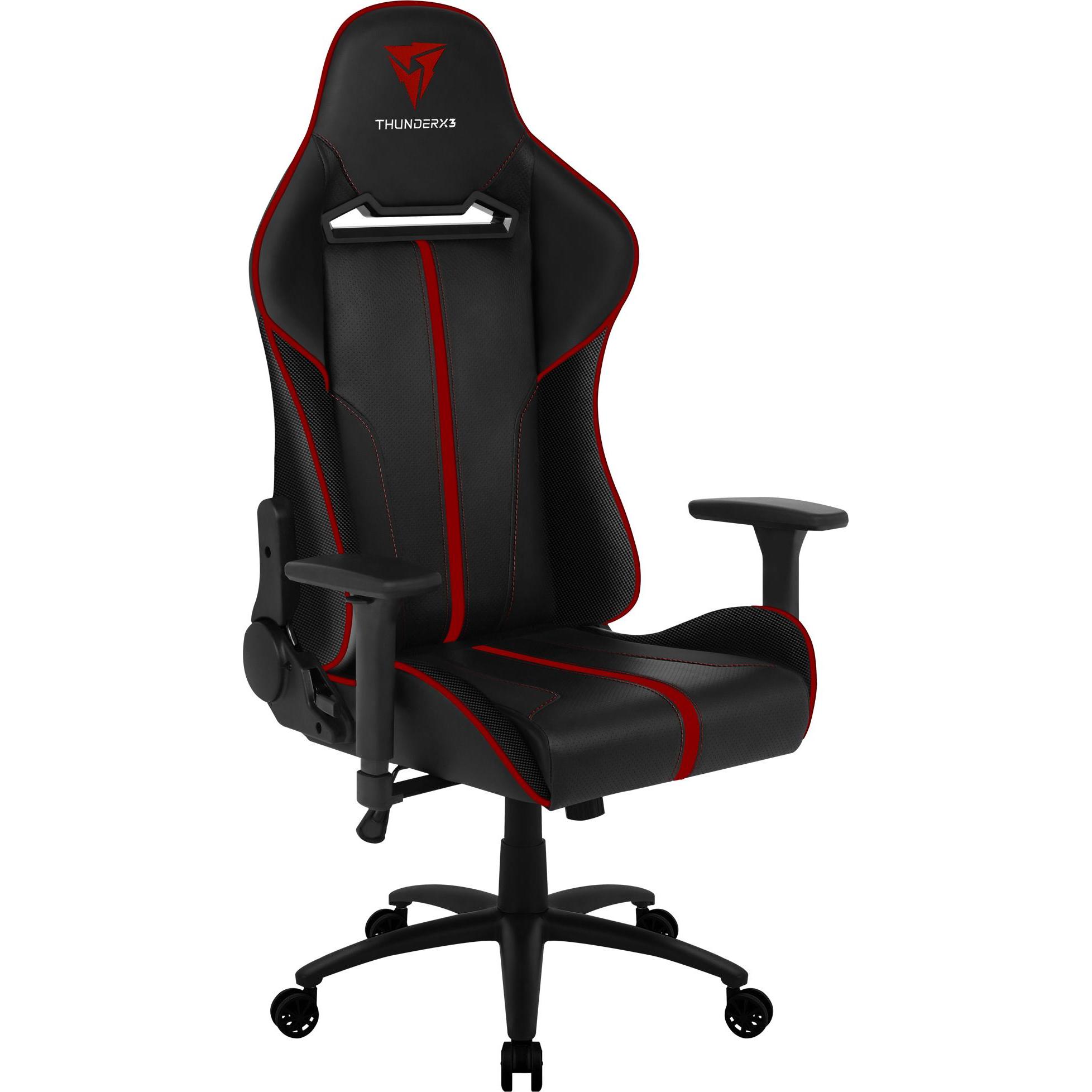 Thunder X3 Fauteuil compatible BC5 Air (Noir/Rouge), Gaming Stuhl, Schwarz, Rot