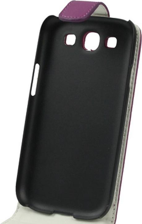 Produktbild König Design Handy Tasche Flip dünn für Samsung Galaxy S3 i9300 / i9305 / S3 NEO i9301 Violett (Samsung Galaxy S3, Samsung Galaxy S3 Neo)