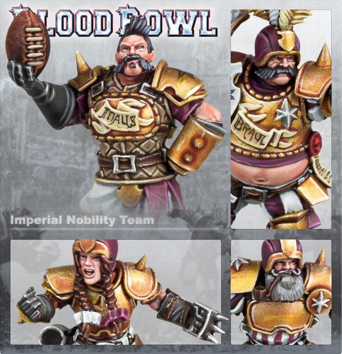 Image du produit Games Workshop Équipe impériale Nobility Blood Bowl : Les Barons du Port de l'Arc (Matières plastiques)