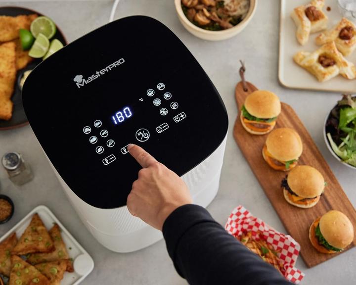 Produktbild MasterPRO Heissluftfritteuse mit WLAN-Technologie, App, 12 Programmen und Warmhaltefunktion