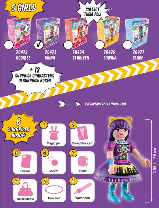 Produktbild Playmobil Viona "Comic World" (70473, Playmobil EverDreamerz)