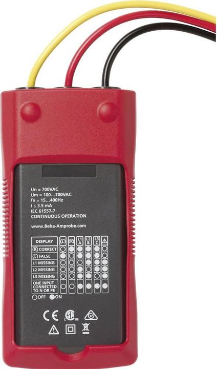 Produktbild Beha Amprobe PRM-5-EUR Drehfeldrichtungsprü (CAT IV 600V, Hand-Multimeter)