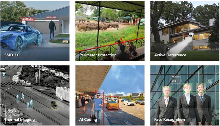 Actual product image Dahua CCTV 5MP Smart Dual Light Active Deterrence Vari-focal Eyeball WizSense Network Camera, DH-IPC