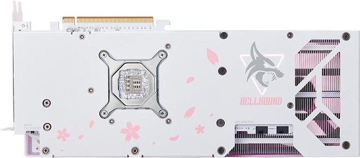 Produktbild Powercolor Radeon RX 7800 XT Hellhound Sakura White OC (16 GB)