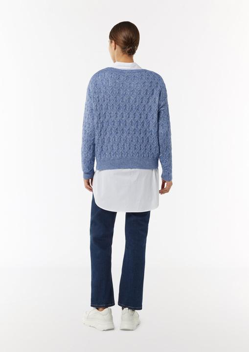 Produktbild Comma Strickpullover Zopfstrickpullover aus Wollmix (L)