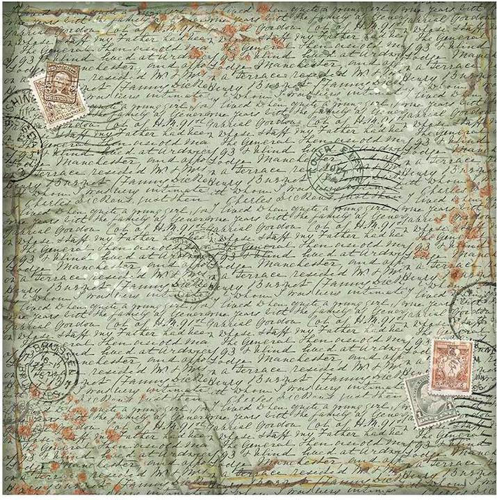 Produktbild Stamperia Stoffpaket "Alterego", 4er-Set, 4 Designs à 30 x 30 cm (30 x 30 cm)