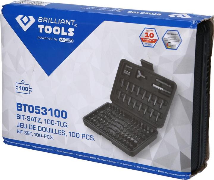 Actual product image Brilliant Tools Screwdriver bit set