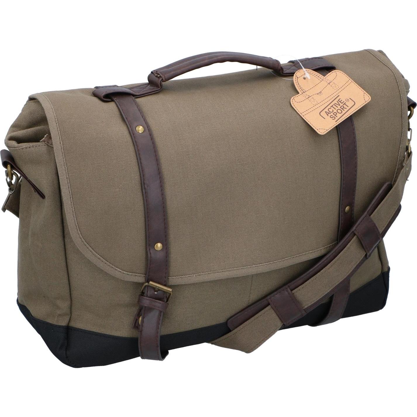 Thumbnail - HTI-Living Laptoptasche Schultertasche, Notebooktasche, Braun