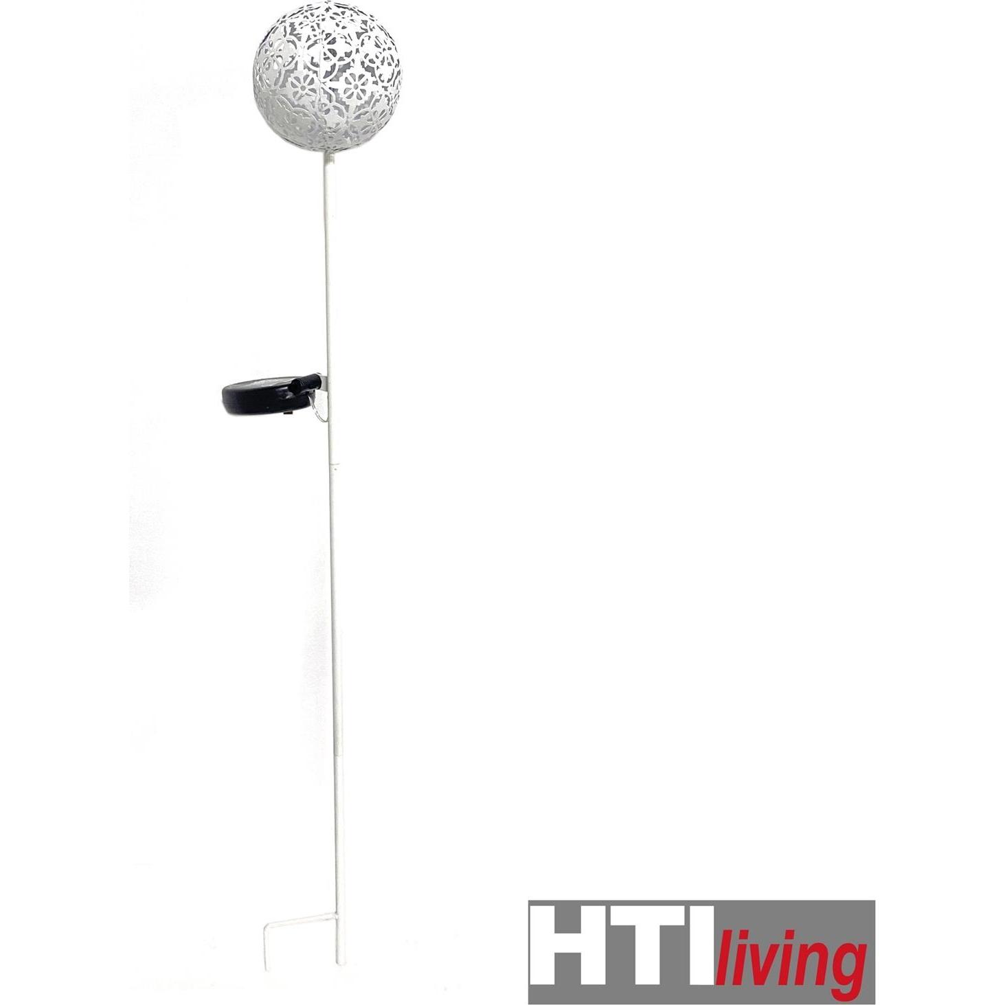 Thumbnail - HTI-Living, Gartenbeleuchtung, Solarlampe 2er Set Luna Flower Weiss