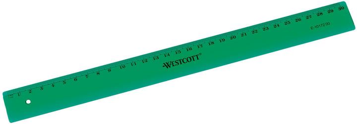 Produktbild Westcott Kunststofflineal 30cm (30 cm, Kunststoff)