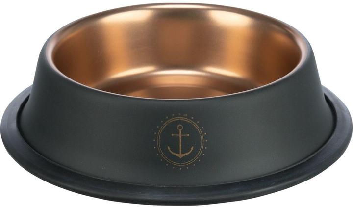 Immagine prodotto Trixie Ciotola in acciaio inox BE NORDIC 0,7 l, ø 21 cm, nero/bronzo (70 cl)