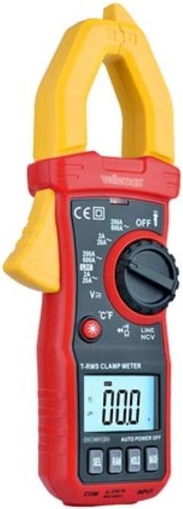 Productafbeelding Velleman DIGITALE STROOMTANG - CAT III - 600 V - AC/DC - NCV - MET DATA HOLD FUNCTIE (CAT III 600V)