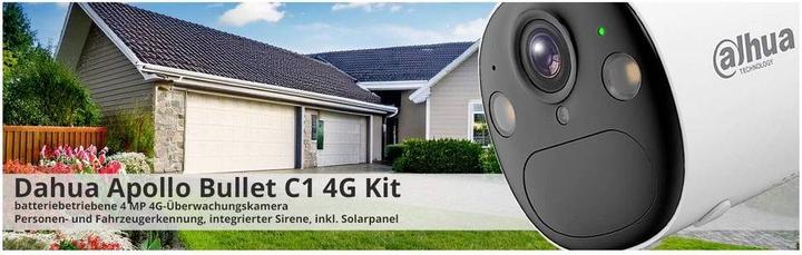 Productafbeelding Dahua WRL CAMERA 4MP BULLET 4G KIT/KITBF4CP-4G0210BXL/M0508 (2560 x 1440 Pixels)