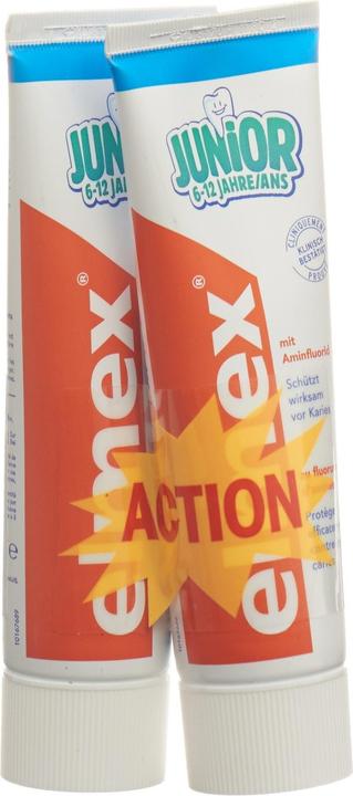 Actual product image Elmex Toothpaste Junior 6 - 12 years (2x) (150 ml)