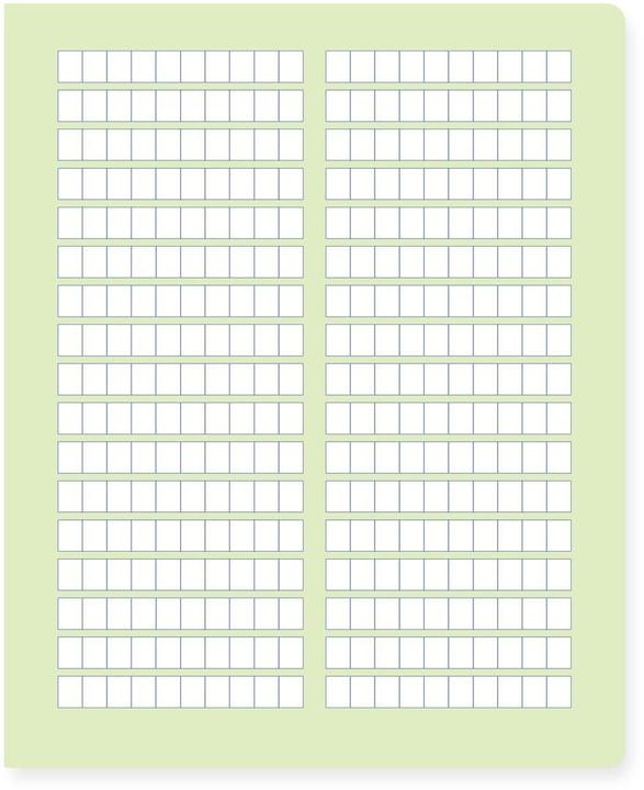 Produktbild Ursus Schulheft R.2 19.5 x 24 cm quart, Kariert, Grün (19.5 x 24 cm, Kariert, Weicher Einband)