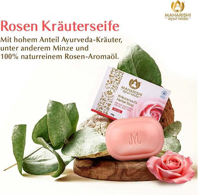 Actual product image Maharishi Ayurveda Rose Herbal Soap (Liquid soap)