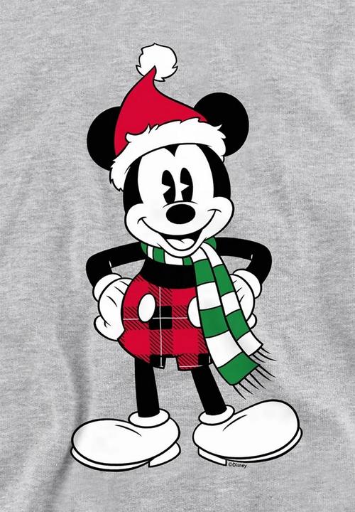Produktbild Disney Kapuzenpullover meliert weihnachtliches Design (116)