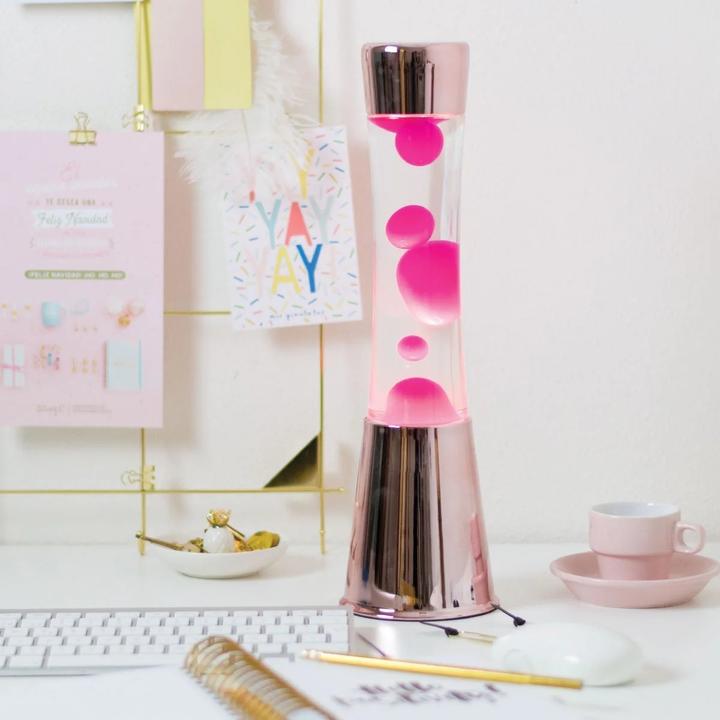 Actual product image Fisura Tower lava lamp rose & pink (E14)