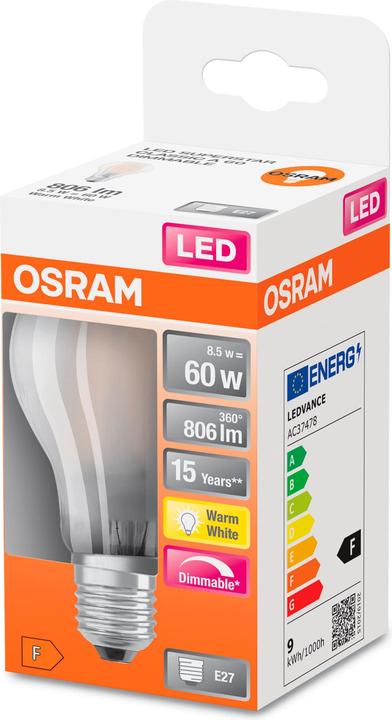 Immagine prodotto Osram Superstar A (E27, 8.50 W, 806 lm, 1 x, E)