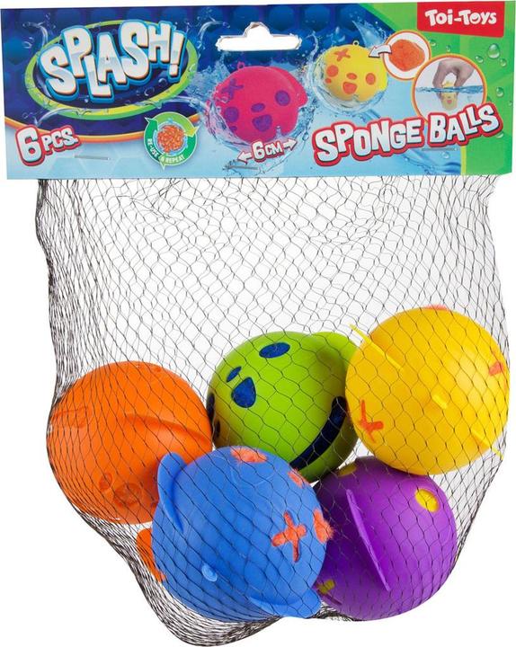 Produktbild Toi-Toys 6 Wasserbomben Soft Cover 6cm wiederverwendbar (6x)
