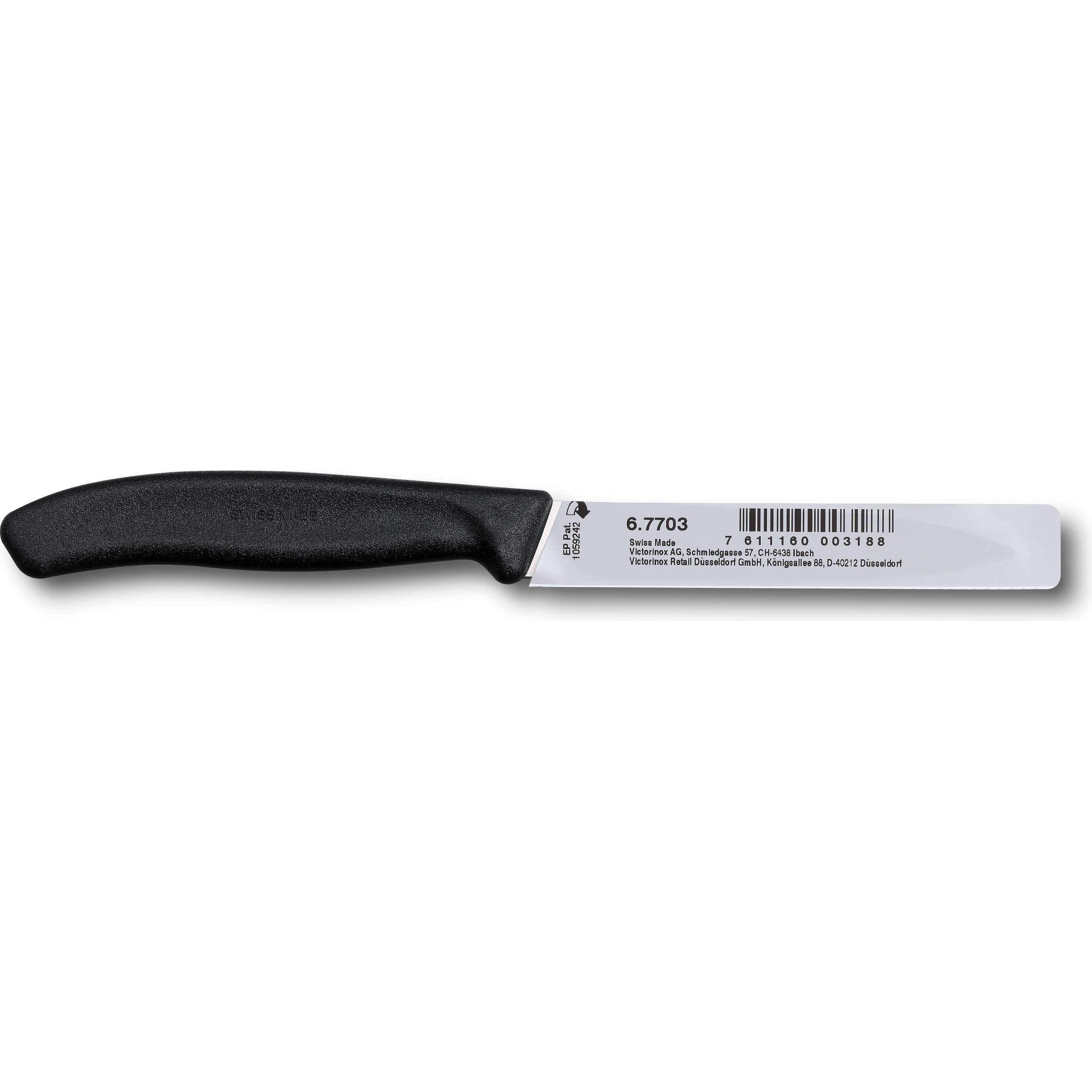 Thumbnail - Victorinox Swiss Classic Gemüsemesser, 6er Set, gerader Schliff, schwarz, Küchenmesser, Schwarz
