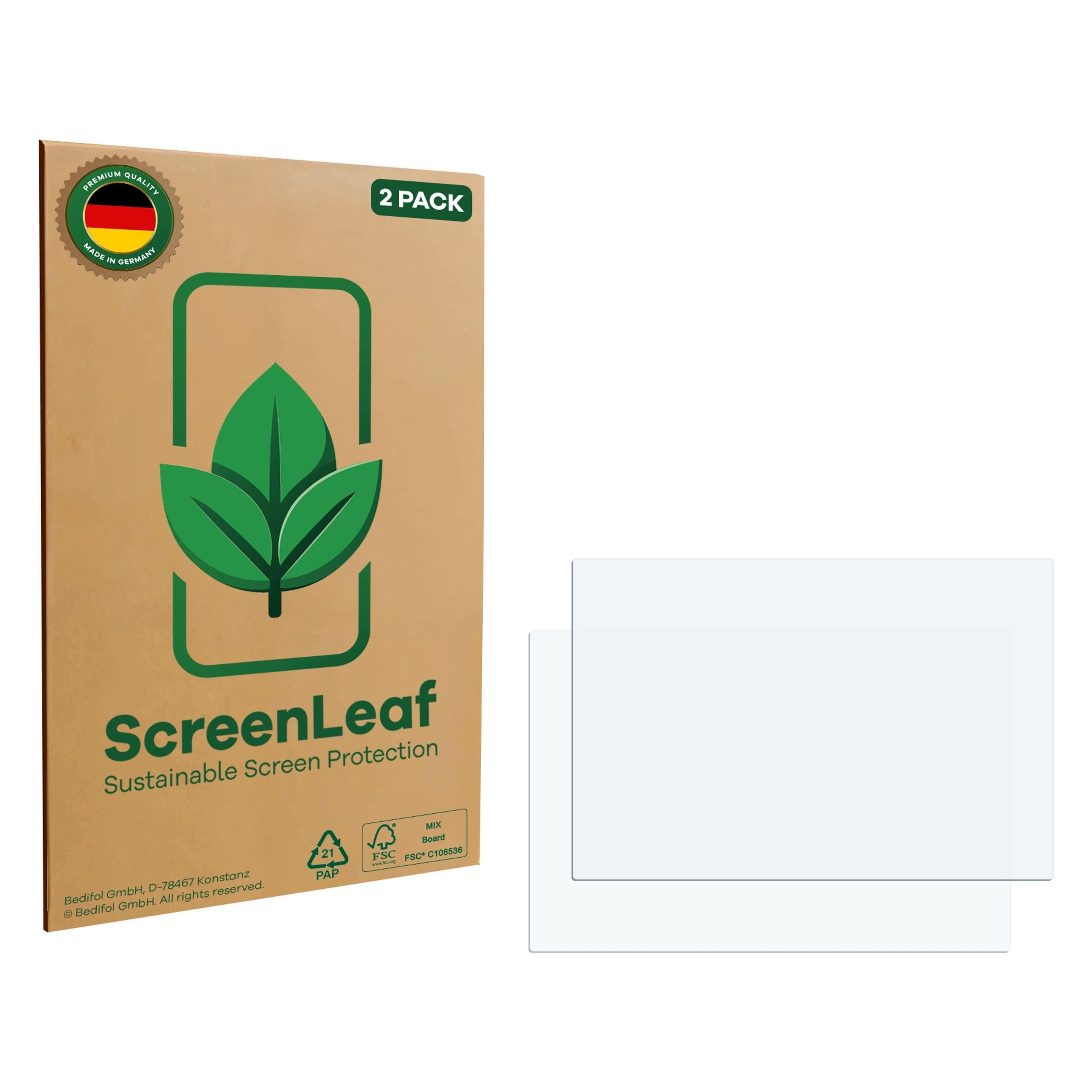 ScreenLeaf Schutzfolie Nachhaltiger Displayschutz Display Schutz Folie Klar Transparent, Schutzfolie