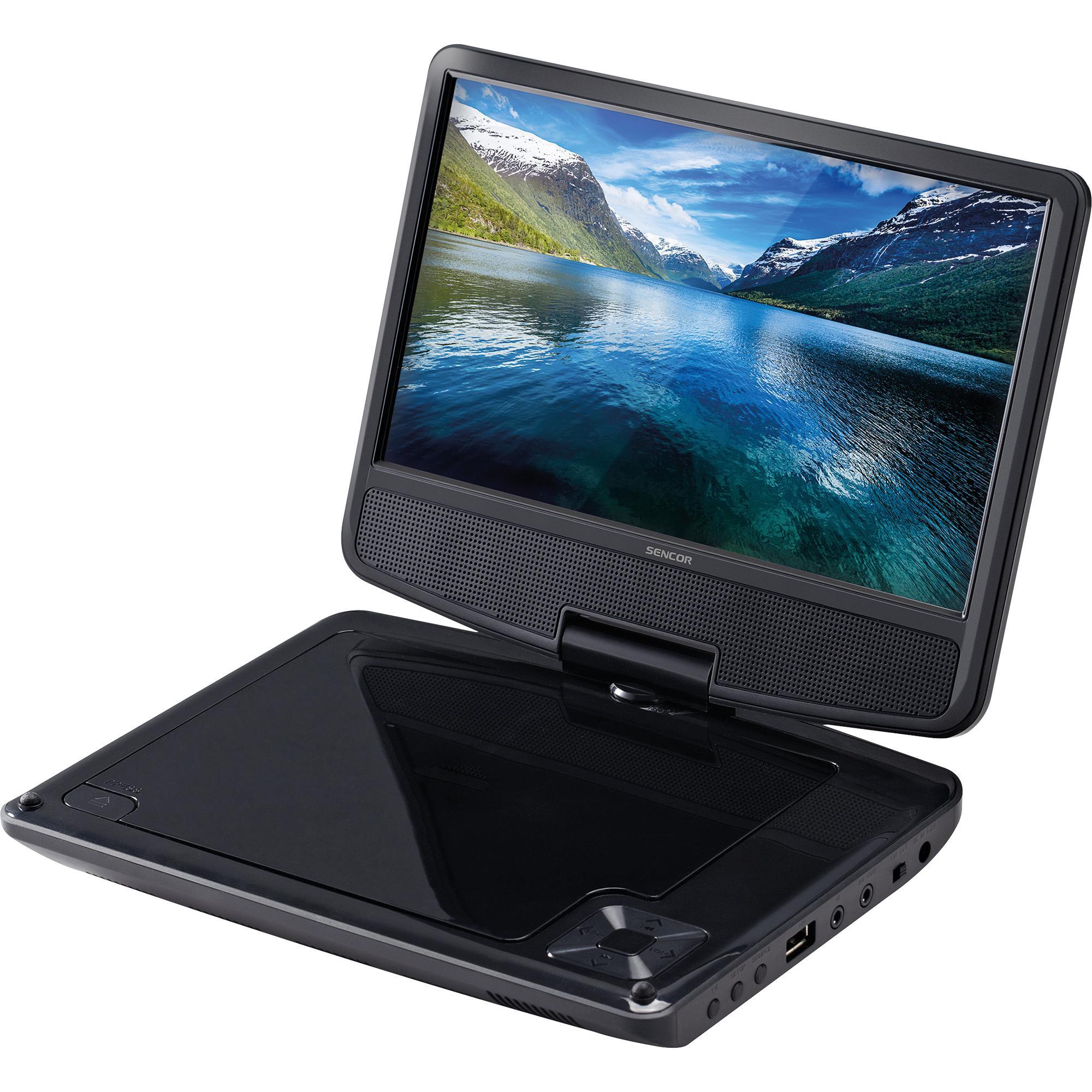 Sencor SPV 2920 (Tragbarer DVD-Player), Bluray Player + DVD Player, Schwarz