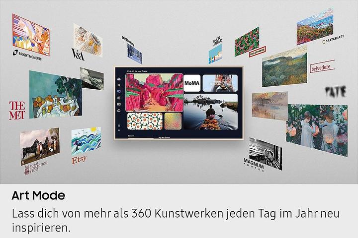 Actual product image Samsung QE75LS03FW (75", The Frame Pro, LED, NeoQLED, 4K, 2025)