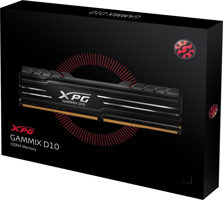 Produktbild Adata Memory XPG Gammix D10, DDR4, 32 GB, 3600MHz, CL18 (AX4U360016G18I-DB10) (2 x 16GB, 3600 MHz, DDR4-RAM, DIMM)