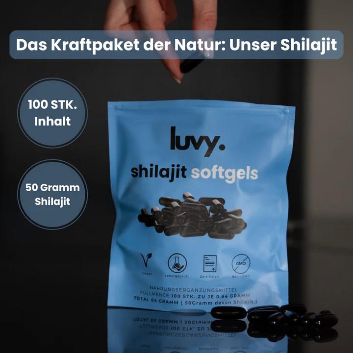 Actual product image Luvy Shilajit (100 Piece, Capsules, 50 g)